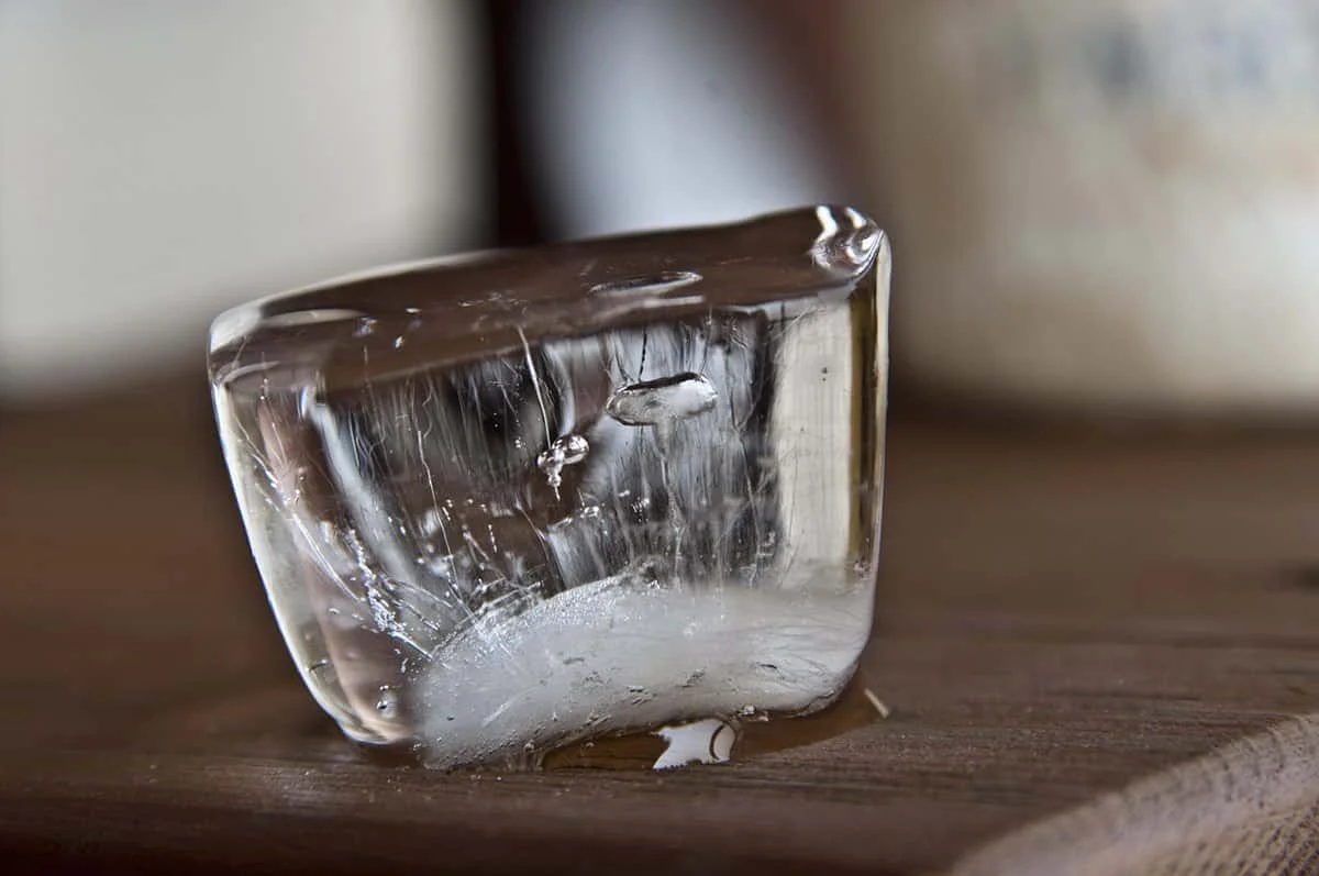 Phase Change Material - What's In Your Bedding? meltingicecube1200v2