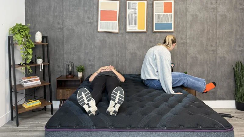 Partner test of motion isolation on the Beautyrest World Class Mattress