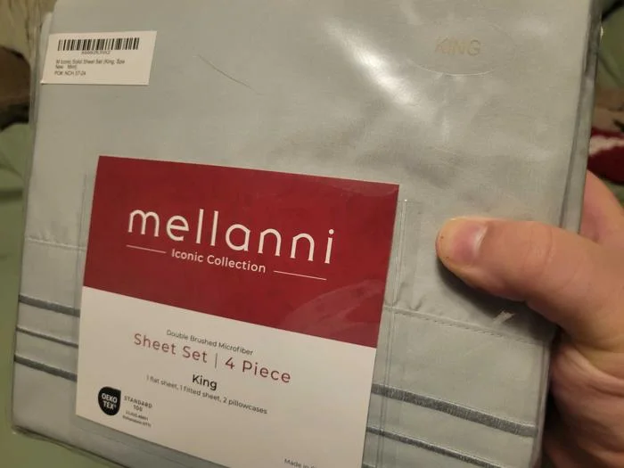 Unboxing theMellanni 4-Piece Iconic Microfiber Sheet Set
