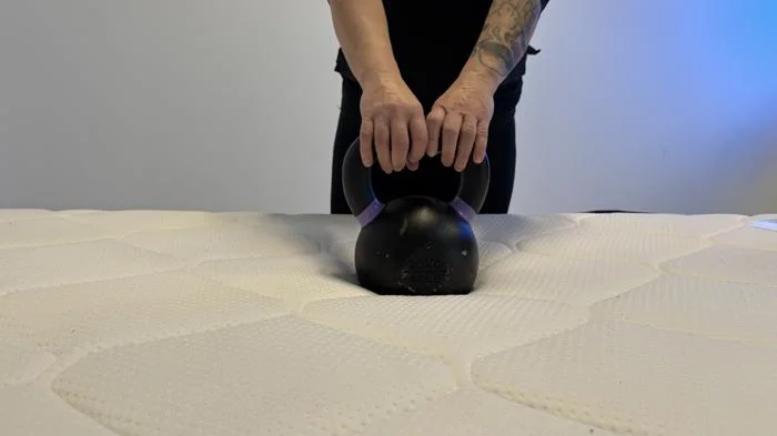 Response test on the Plank Firm Mattress