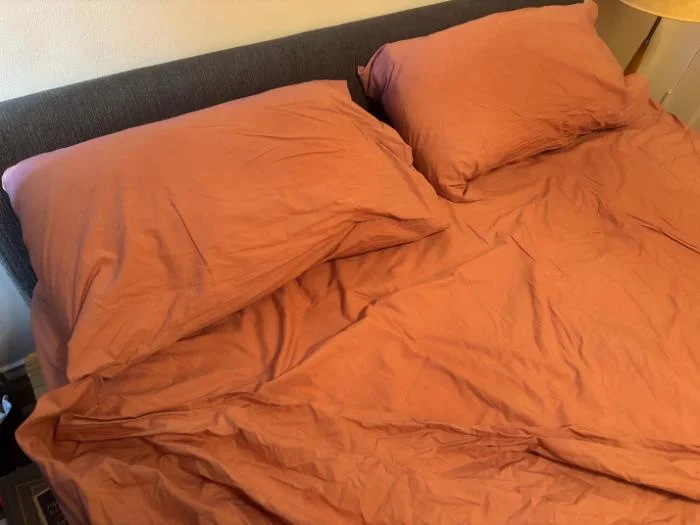 Silk & Snow Percale Bed Sheets