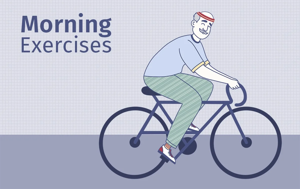 A Guide to Exercise for Seniors Older man riding bicycle