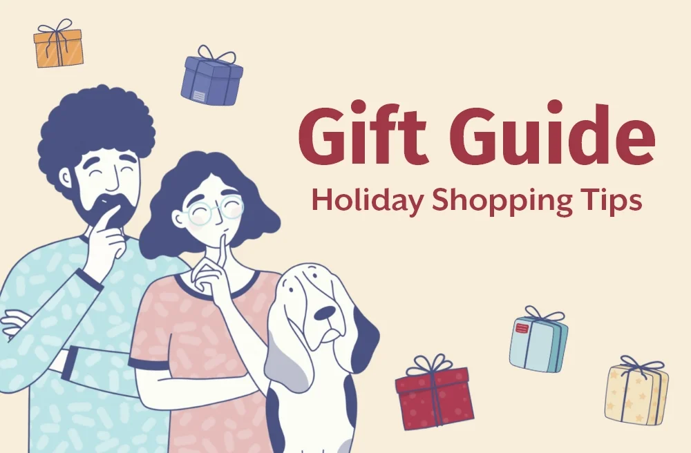 People thinking about gift purchasing