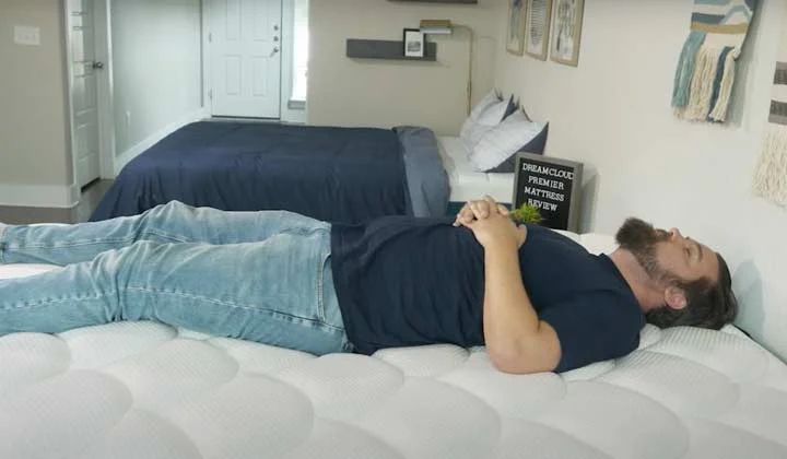 DreamCloud Premier - Back Sleeping DreamCloud Premier - Back Sleeping