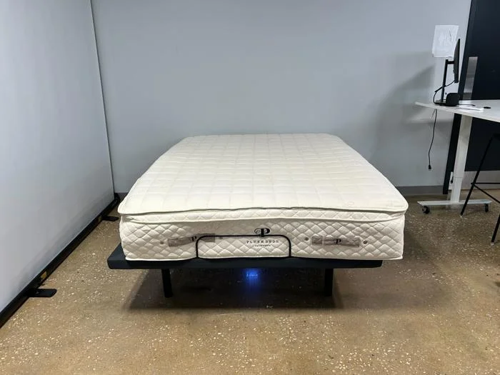 Front view of the Plushbeds Botanical Bliss Mattress