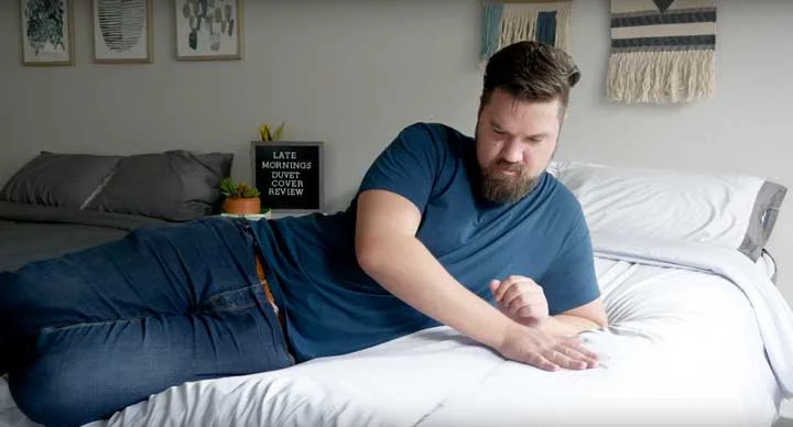 Late Mornings Sateen Duvet Cover Set