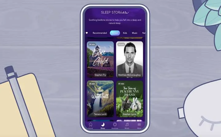 The Calm app is our pick for best meditation app The best sleep app for meditation - Calm App