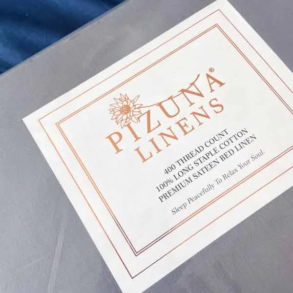 Pizuna Sheets Review - The Best Affordable Cotton Sheets? Pizuna Linens 400 Thread Count Cotton Sheets
