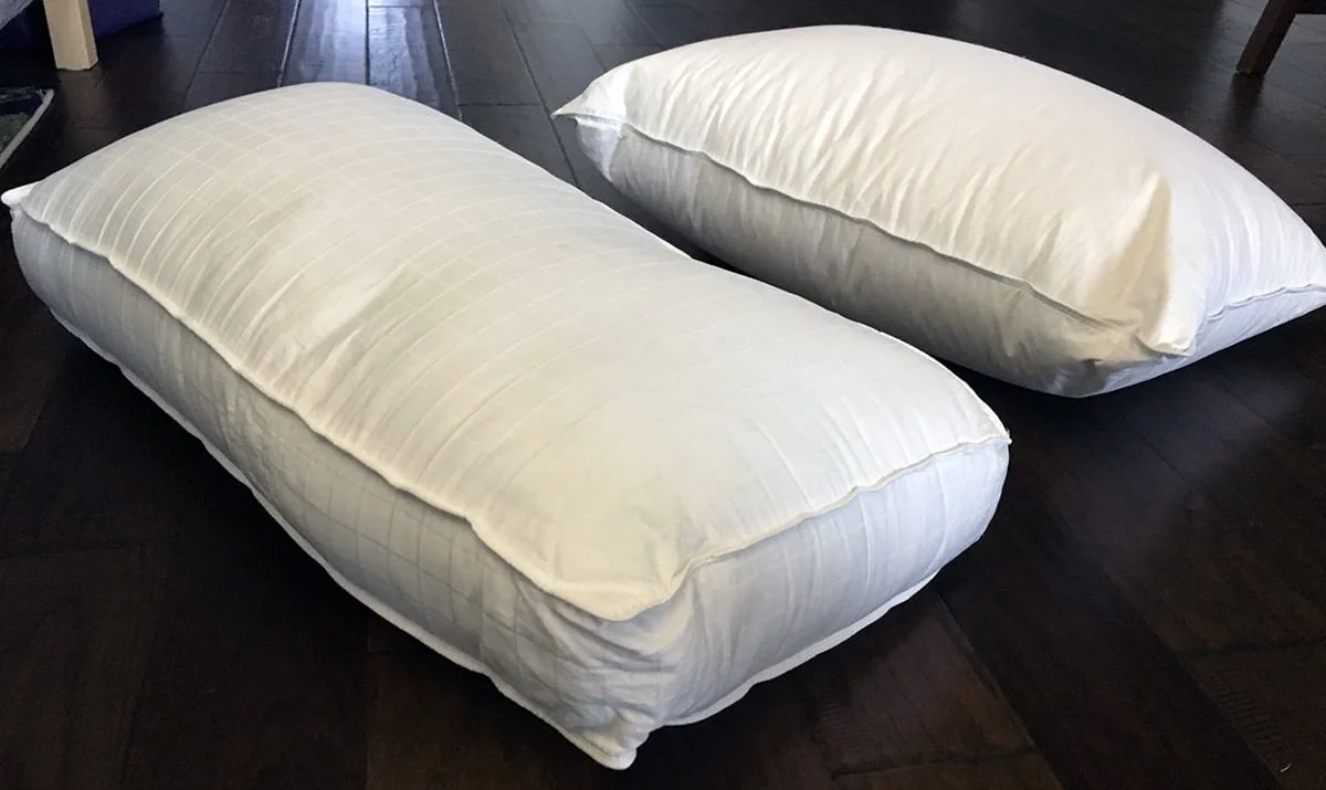 Beyond Down Gel Fiber vs eLuxury Supply Pillow comparison