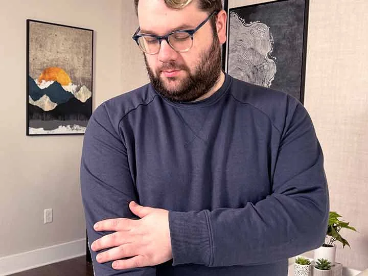 LUXOME Men's Essential Crew