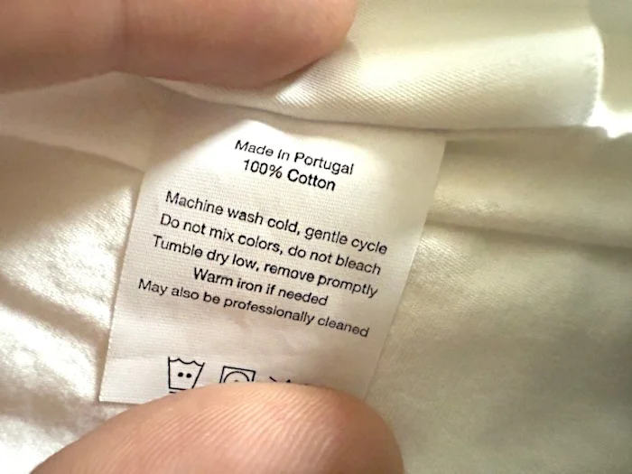 Peacock Alley Soprano Sateen Sheet tag