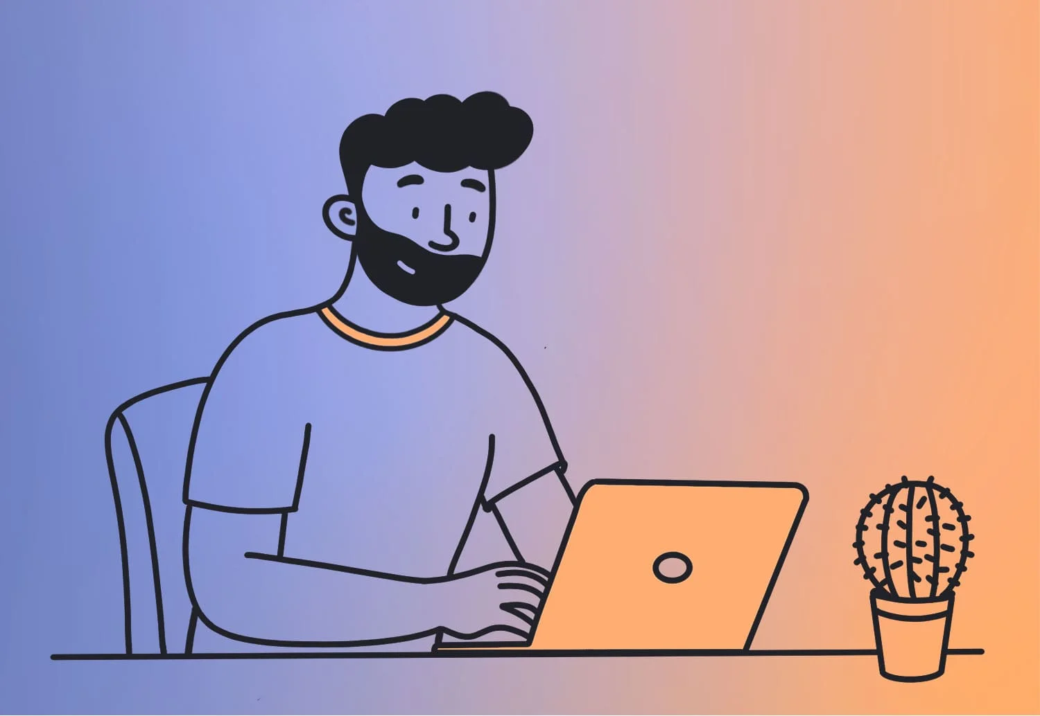 How Working from Home Impacts Your Sleep Man working from home