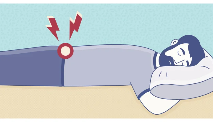 Back pain when sleeping on your stomach Back pain when sleeping on your stomach