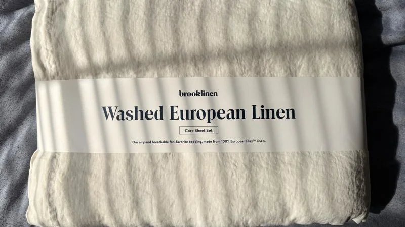 Brooklinen Washed European Linen Core Sheet Set