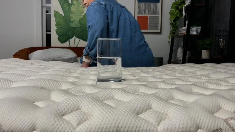 Ripple test on the Saatva Loom & Leaf Mattress