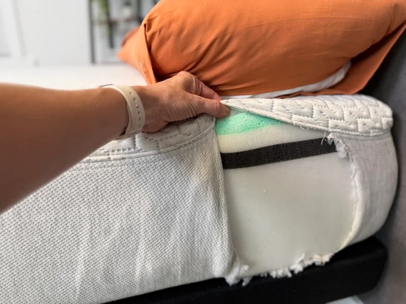 Inner foam layers of the Tuft and Needle Original mattress