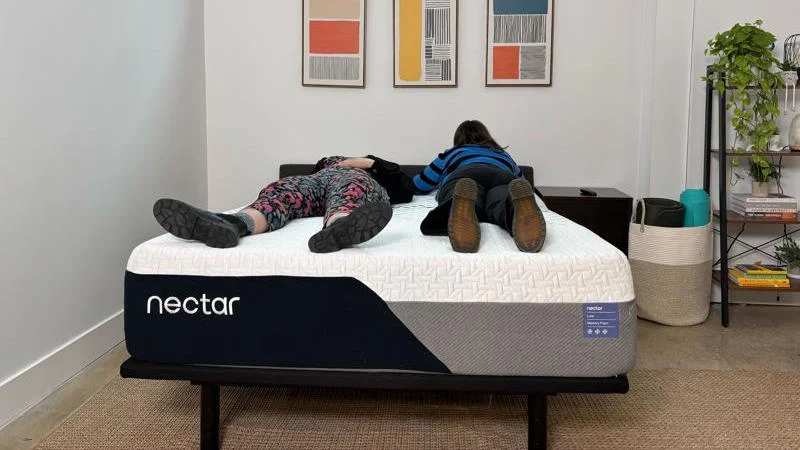 Partner test on the Nectar Luxe Memory Foam Mattress