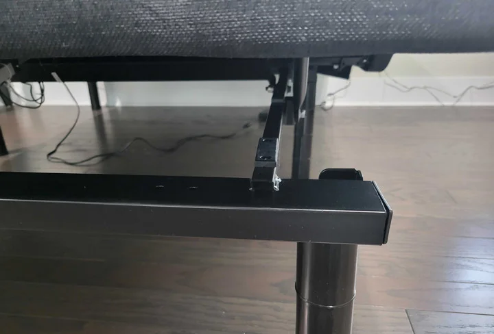 A close shot of the design of the Nolah adjustable base