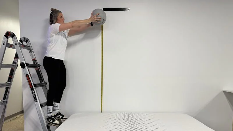 Bounce test on the Nectar Luxe Memory Foam Mattress