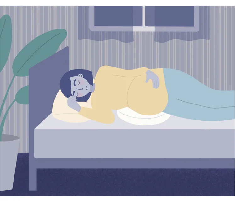 pregnant woman sleeping with two pillows pregnant woman sleeping with two pillows