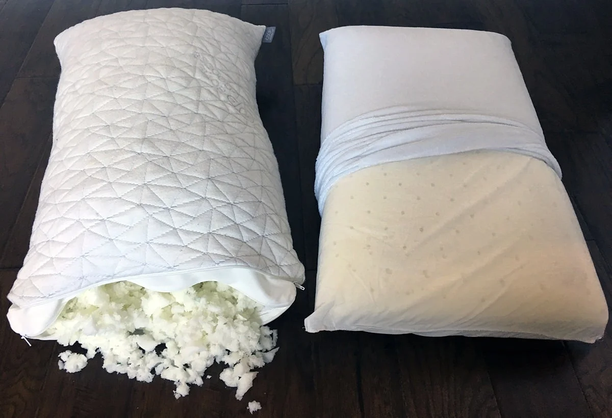 Coop Sleep Goods vs Classic Brands Conforma Pillow Review Coop Home Goods vs Classic Brands Conforma Filling