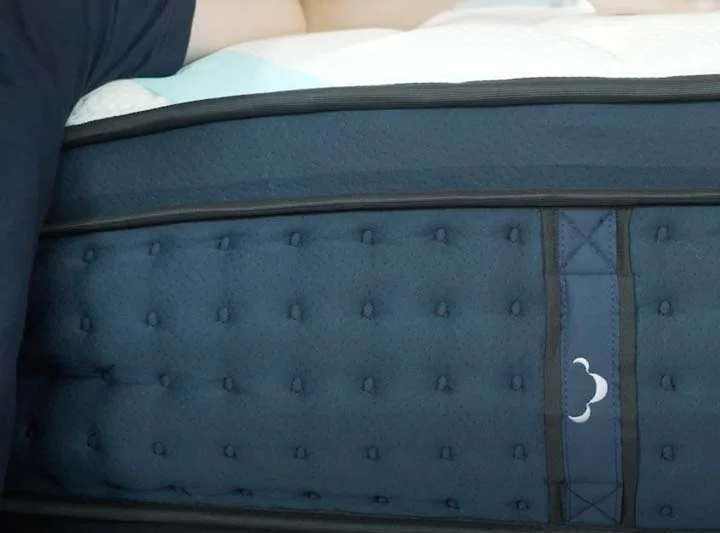 A side shot of the DreamCloud Premier A side shot of the DreamCloud Premier