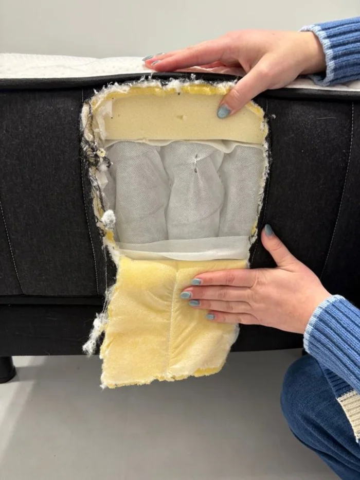 Cut open cross section of the Titan Plus to get a look at materials