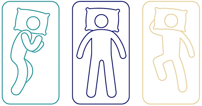 Sleeping Positions Illustration