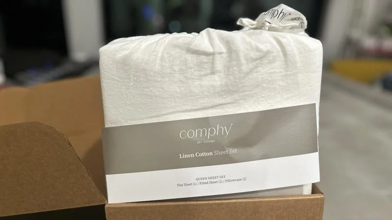 Coop Sleep Goods Linen-Cotton Sheet Set