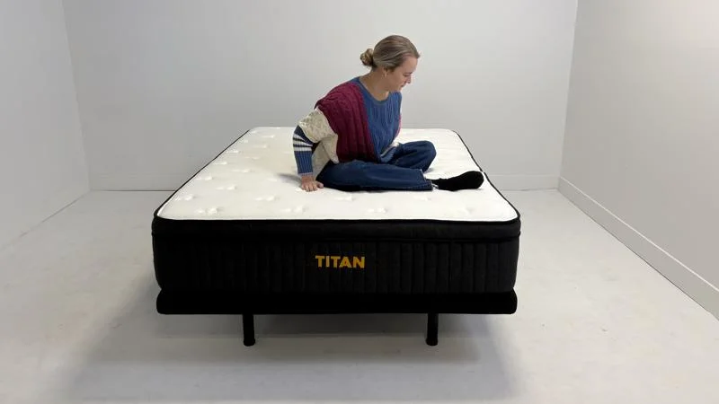 Noise testing on the Titan Plus Luxe Mattress