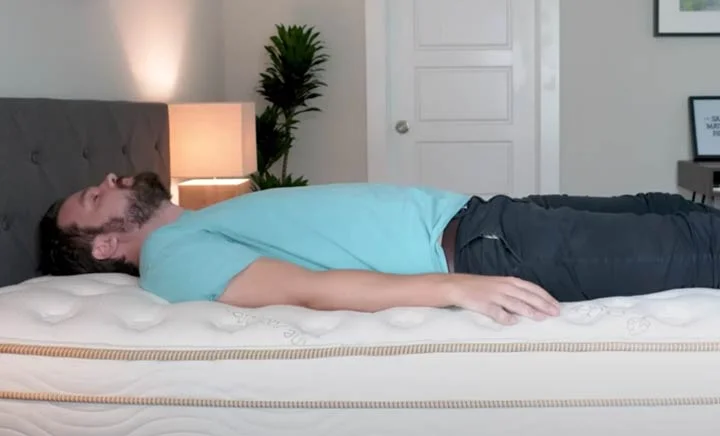 Saatva Mattress - Back Sleeping Saatva Mattress - Back Sleeping