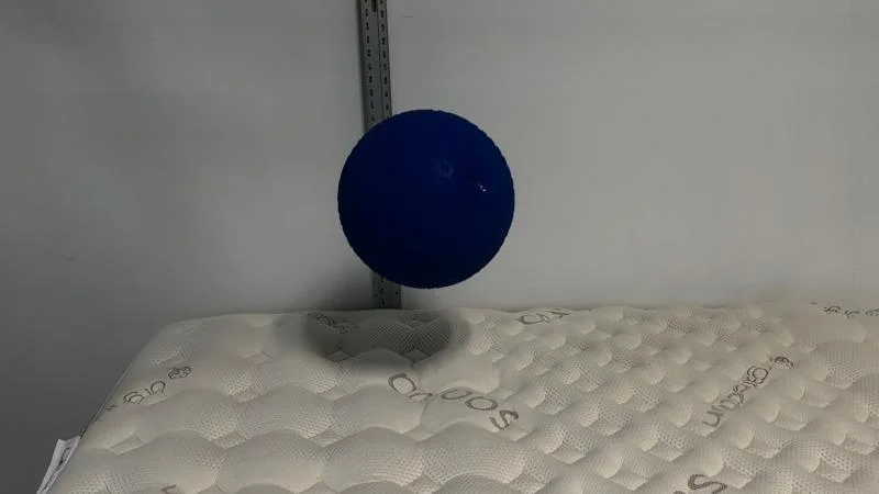 Bounce test on the Saatva Loom & Leaf Mattress