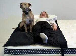 Generating pressure maps of the WinkBed Plus Mattress with our canine assistant