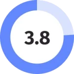 rating circle 3.8