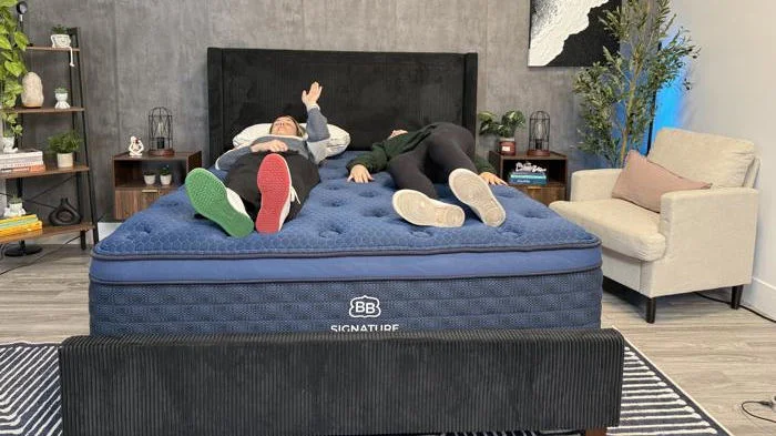 Partner test on the Brooklyn Bedding Signature Hybrid Mattress