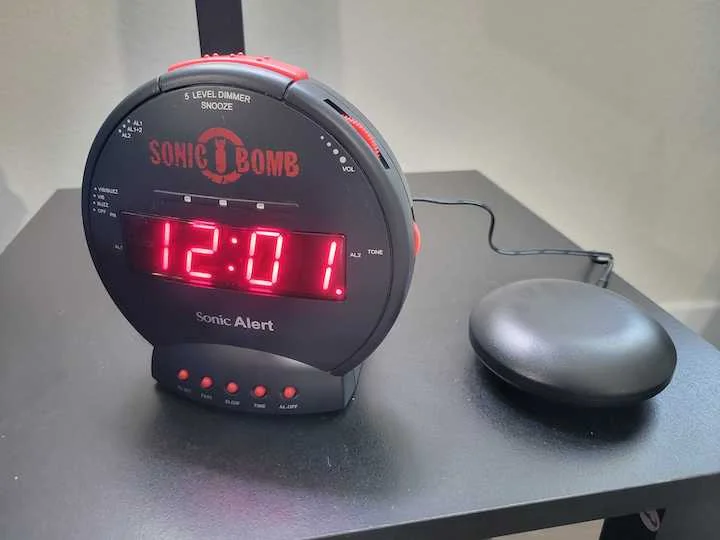 Sonic Alert Sonic Bomb Alarm Clock