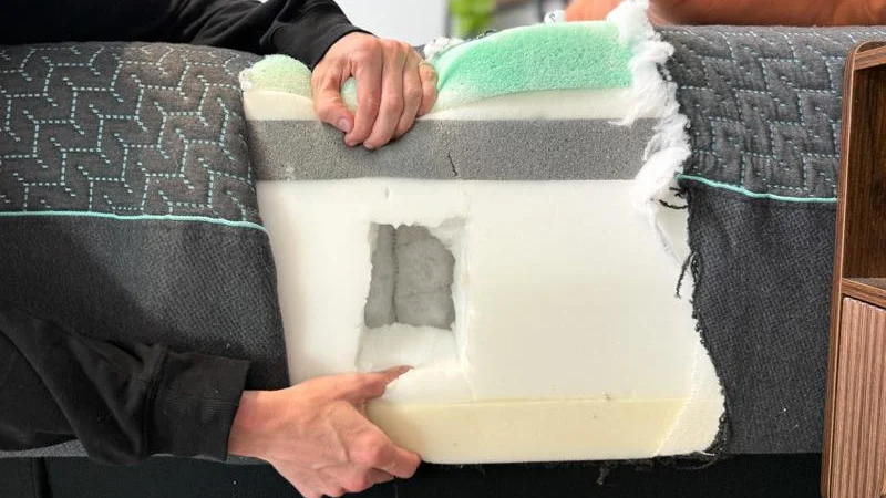 Construction of the Tuft & Needle Mint Hybrid Mattress