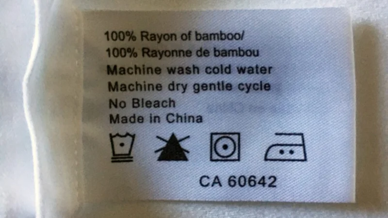 Bamboo Supply Co. Bamboo Bed Sheet tags