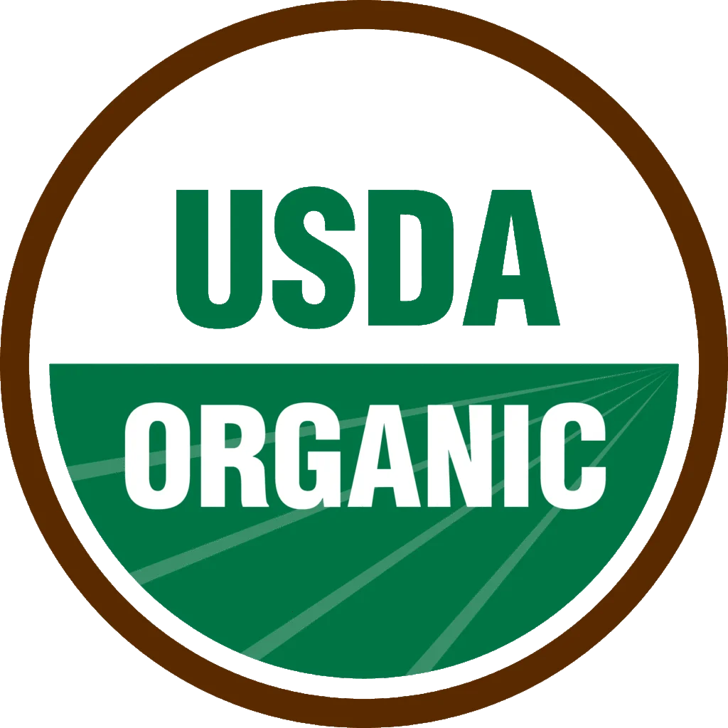 The USDA organic seal.