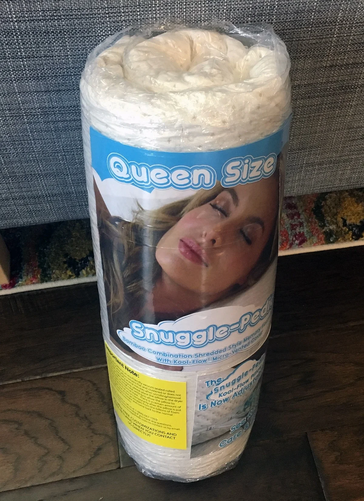Snuggle-Pedic Adjustable Shredded Memory Foam Pillow Review