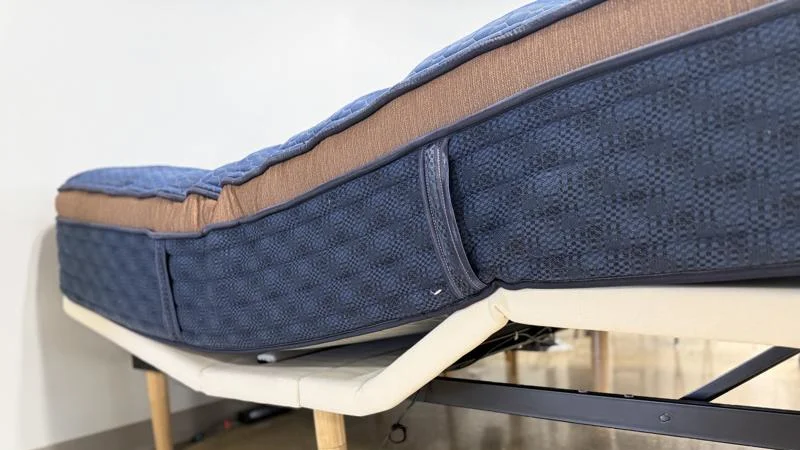 Brooklyn Bedding Aurora Luxe Mattress on an adjustable bed