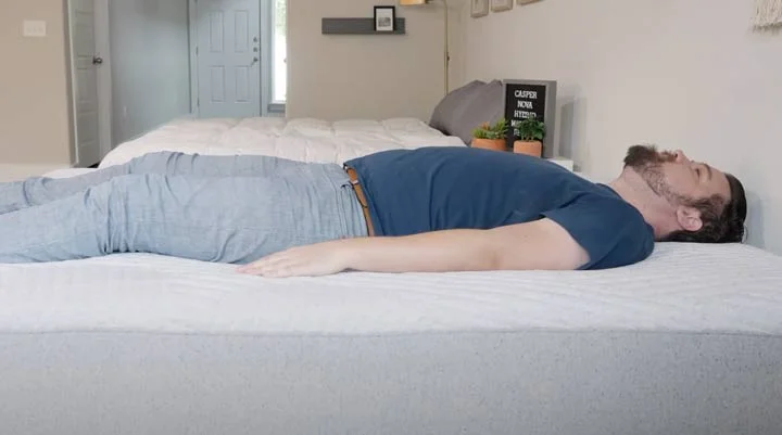 Casper Nova Hybrid - Back Sleeping Casper Nova Hybrid - Back Sleeping