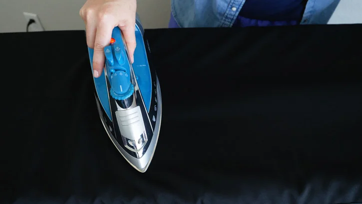 Unpack & Iron Blackout Curtains how to hang blackout curtain step2