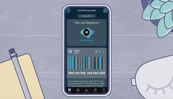 SleepScore app will track and analyze sleep SleepScore app sleep tracker and analyzer