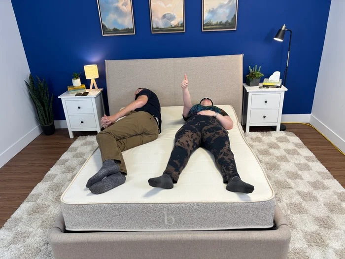 testing for motion isolation with partner movement on the birch natural mattress