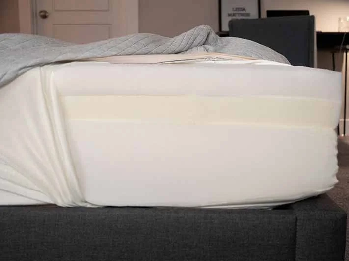 The inside of an online mattress.