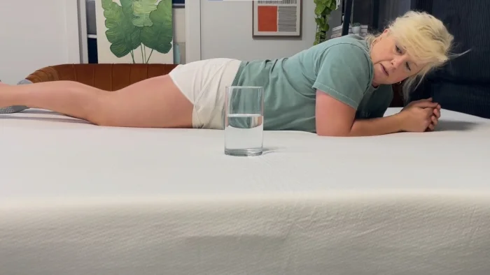 Ripple test on a Polysleep Sierra Mattress