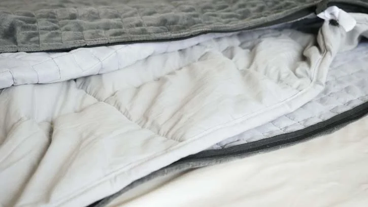 Gravity weighted blanket inner blanket Gravity weighted blanket inner blanket