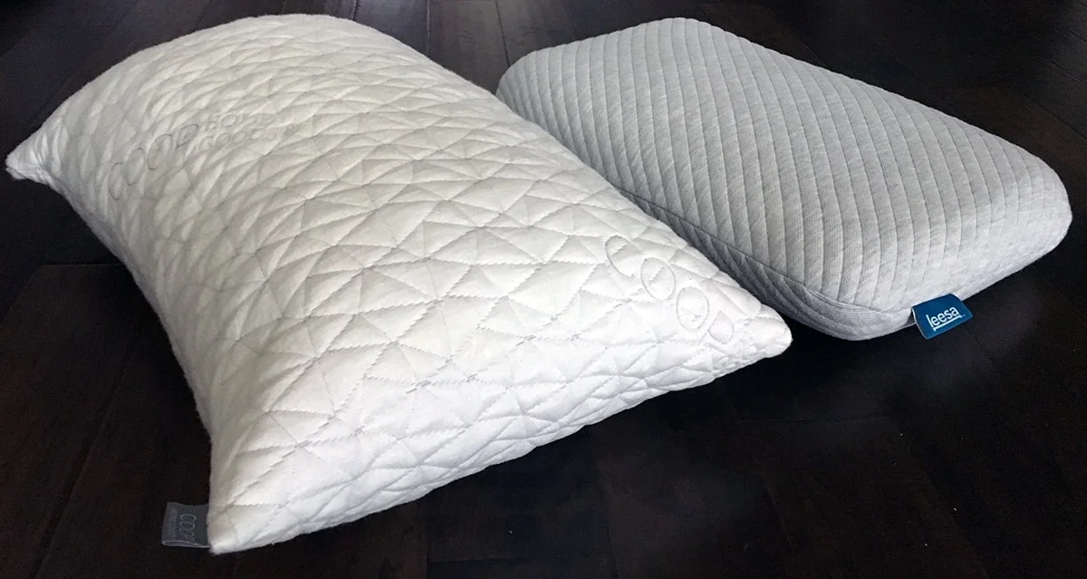 Coop Home Goods vs Leesa Pillow Review side