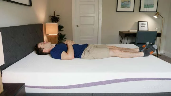 Back Sleeping On The Purple Mattress Back Sleeping On The Purple Mattress